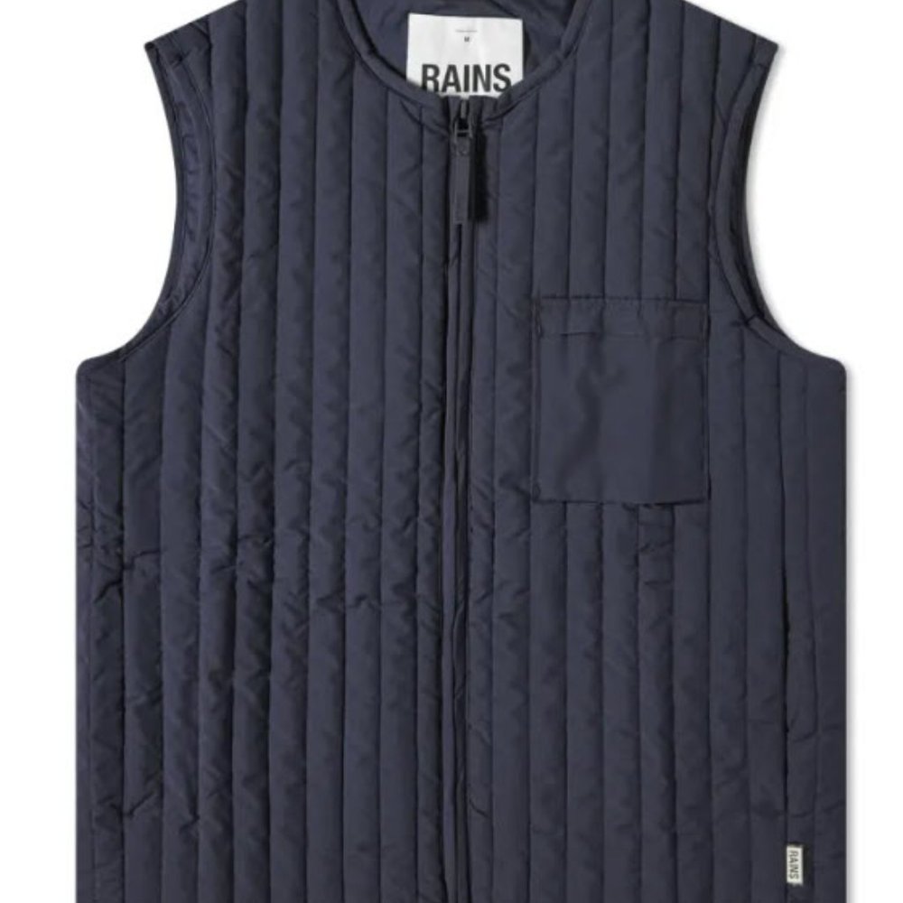NWT Unisex Rains Liner Vest Navy Color Size XS